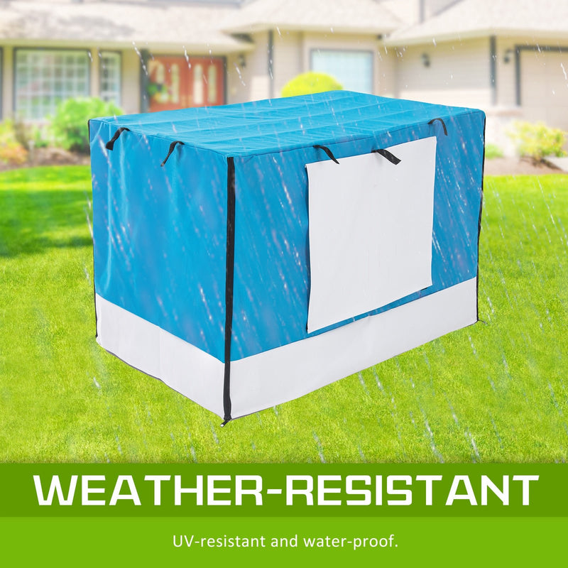 Cage Cover Enclosure for Wire Dog Cage Crate 42in BLUE - NuSea