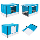 Cage Cover Enclosure for Wire Dog Cage Crate 42in BLUE - NuSea