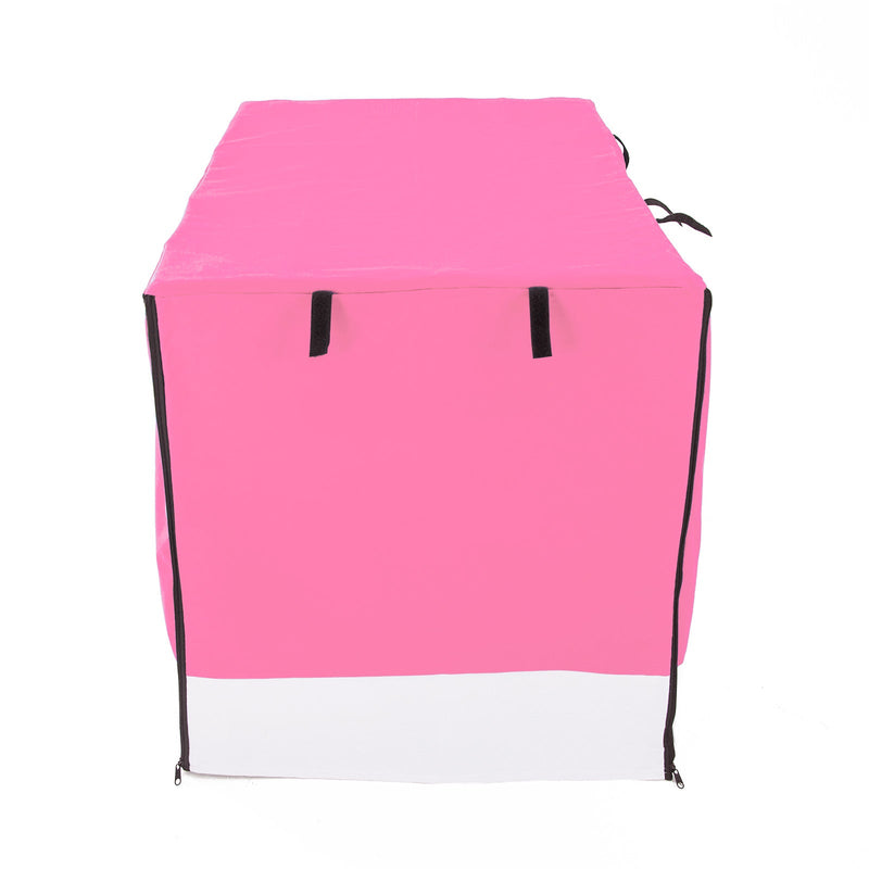 Cage Cover Enclosure for Wire Dog Cage Crate 48in PINK - NuSea