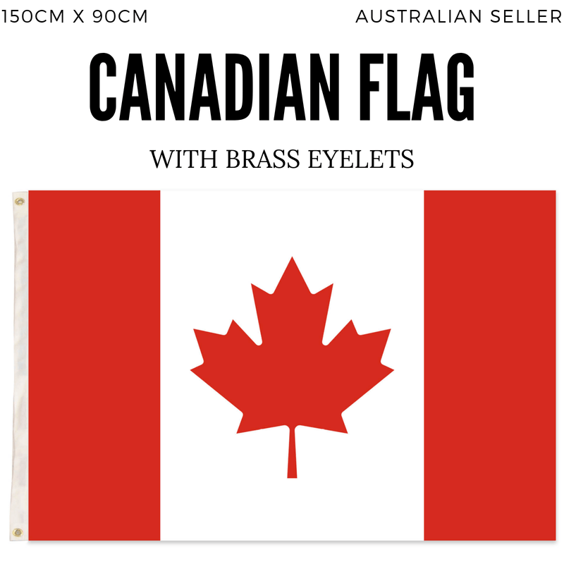 Canada Country Flag Heavy Duty Canadian Maple Leaf - 150cm x 90cm - NuSea