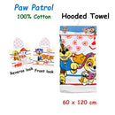 Caprice Paw Patrol Cotton Hooded Licensed Towel 60 x 120 cm - NuSea