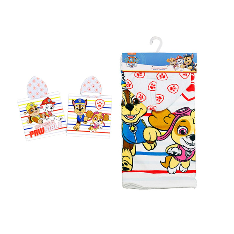 Caprice Paw Patrol Cotton Hooded Licensed Towel 60 x 120 cm - NuSea
