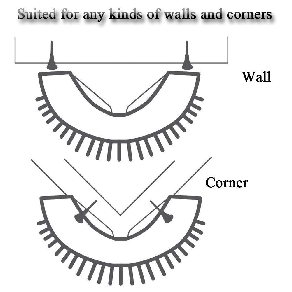 Cat Self Groomer Catnip Dog Cat Toy Corner Groomer Wall Corner Scratcher Comb Grooming Massage Brush - NuSea