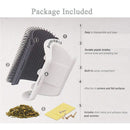 Cat Self Groomer Catnip Dog Cat Toy Corner Groomer Wall Corner Scratcher Comb Grooming Massage Brush - NuSea