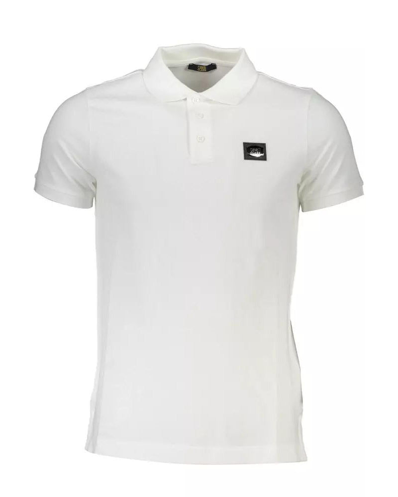 Cavalli Class Men's White Cotton Polo Shirt - M - NuSea