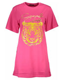 Cavalli Class Women's Pink Cotton Tops & T - Shirt - XL - NuSea