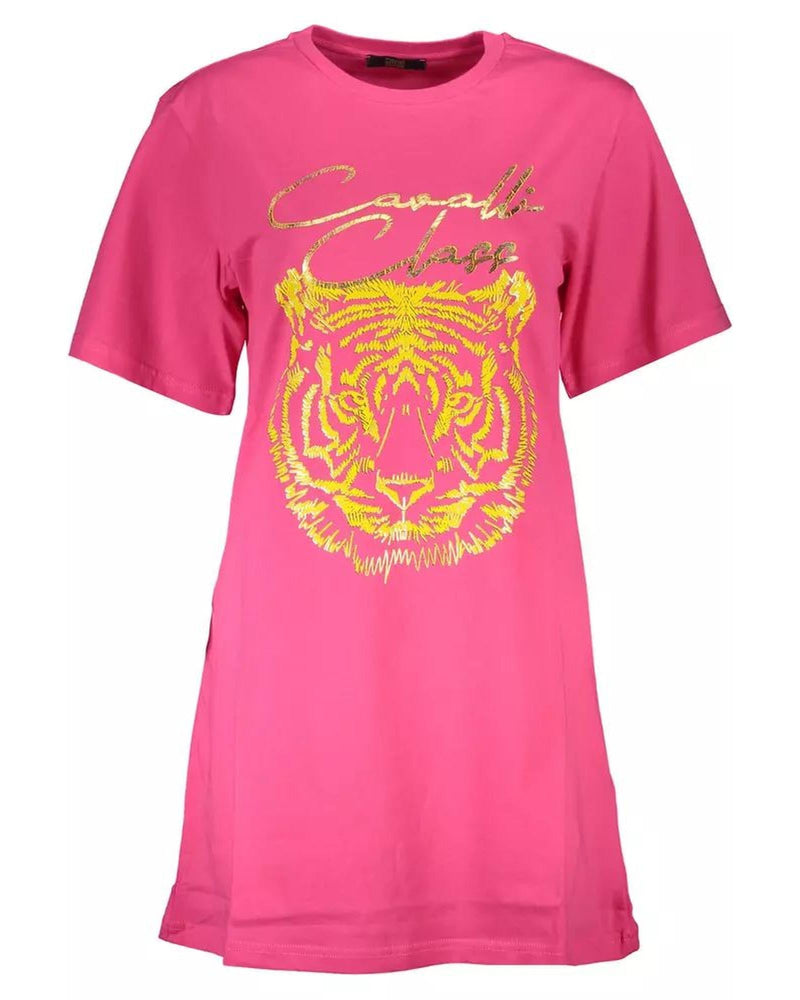 Cavalli Class Women's Pink Cotton Tops & T - Shirt - XL - NuSea