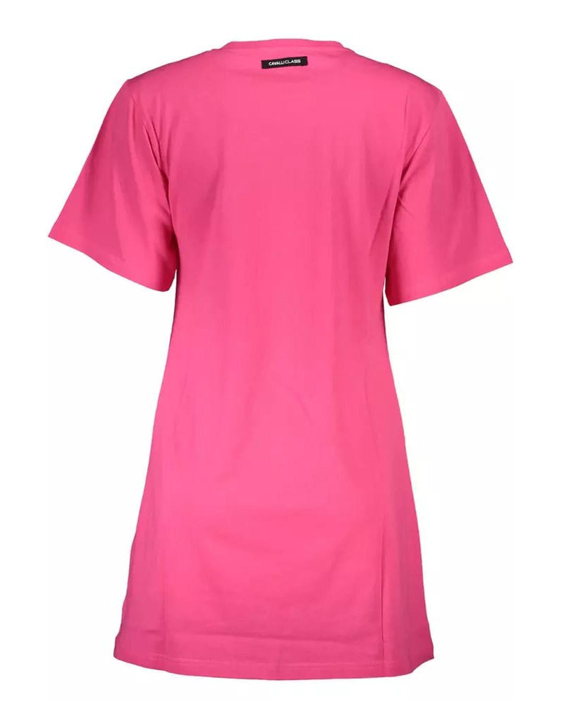 Cavalli Class Women's Pink Cotton Tops & T - Shirt - XL - NuSea