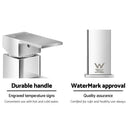 Cefito Bathroom Basin Mixer Tap Square Faucet Vanity Laundry Chrome - NuSea