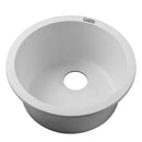 Cefito Stone Kitchen Sink Round 430MM Granite Under/Topmount Basin Bowl Laundry White - NuSea