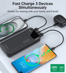 CHOETECH B729 20000mAh Power Bank PD22.5W with Digital Display - NuSea