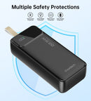 CHOETECH B730 30000mAh Power Bank PD22.5W with Digital Display - NuSea