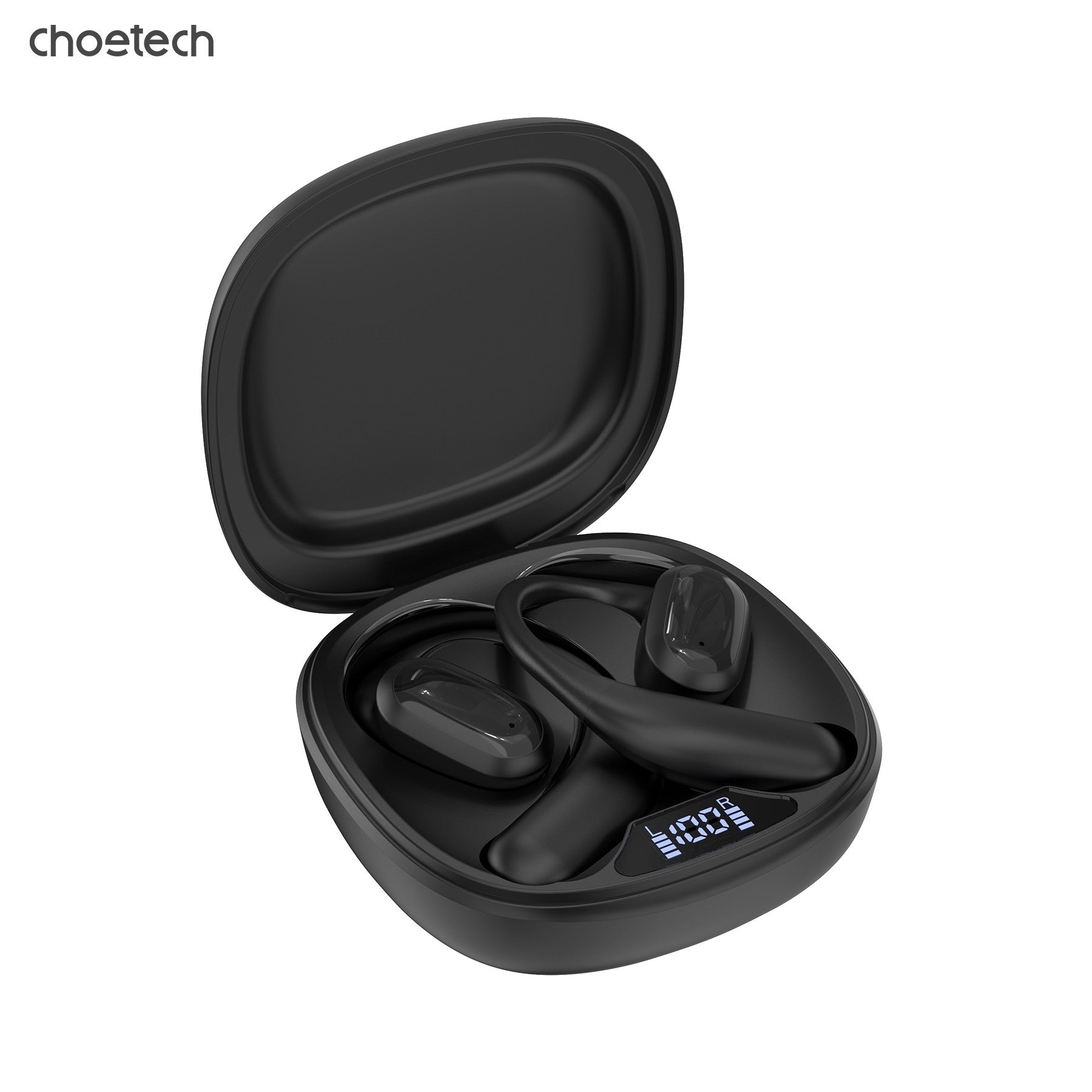 CHOETECH BH - T25 OWS Painless New Concept Bluetooth Earbuds V5.3 TWS Black - NuSea