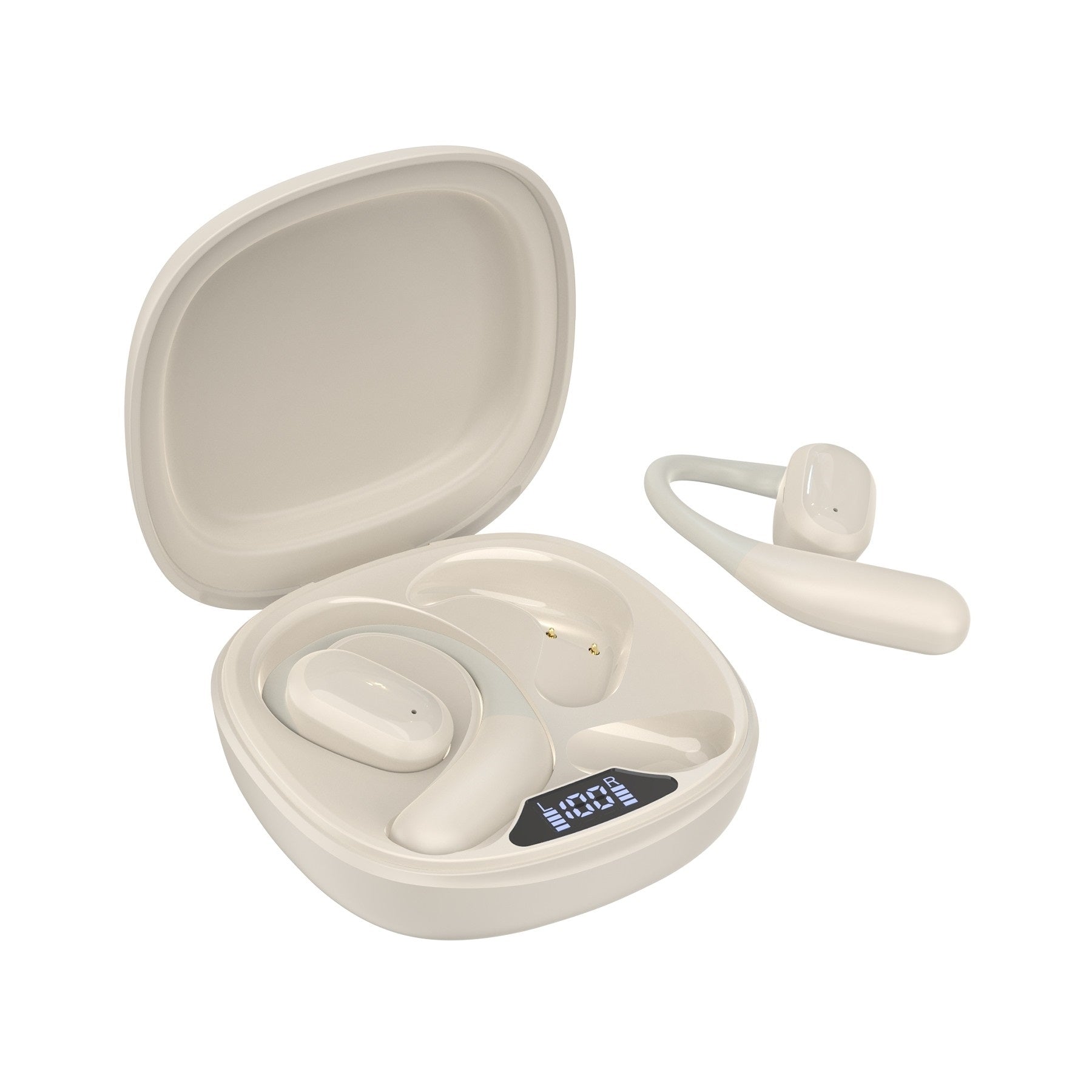 CHOETECH BH - T25 OWS Painless New Concept Bluetooth Earbuds V5.3 TWS White - NuSea
