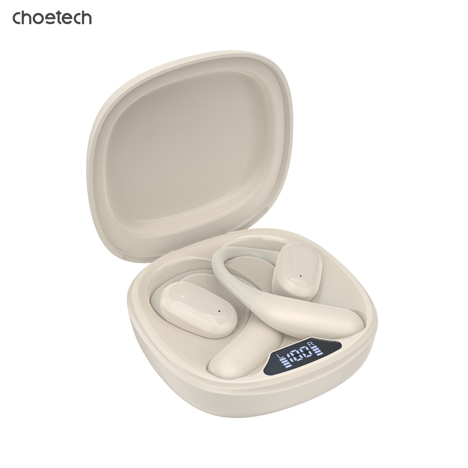CHOETECH BH - T25 OWS Painless New Concept Bluetooth Earbuds V5.3 TWS White - NuSea