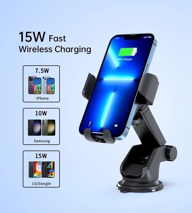 CHOETECH T203 - F 15W Gravity Car Charger Holder - NuSea