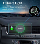 CHOETECH T205 - F 15W Magnetic Car Charger Holder with LED Light (PC housing) - NuSea