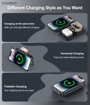 CHOETECH T616 - F - BK 3in1 Magnetic Foldable Wireless Charger Black - NuSea