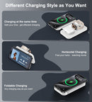 CHOETECH T616 - F - WH 3in1 Magnetic Foldable Wireless Charger White - NuSea