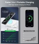 CHOETECH T616 - F - WH 3in1 Magnetic Foldable Wireless Charger White - NuSea