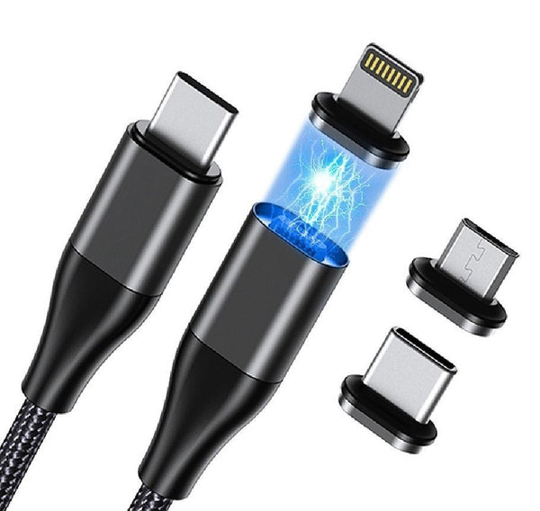 CHOETECH XCC - 1034 60W C to C 1M Cable with 3 Replaceable Connecter - NuSea