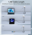 CHOETECH XCC - 1040 USB - C M to M 240W Super Fast Speed Gen3 Cable 1.2M - NuSea