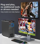 CHOETECH XDH01 4K 60Hz DisplayPort Male to HDMI Male Braided Cable 2M - NuSea