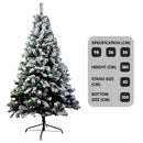 Christabelle Snow - Tipped Artificial Christmas Tree 1.8m - 850 Tips - NuSea