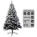 Christabelle Snow - Tipped Artificial Christmas Tree 2.1m 1200 Tips - NuSea