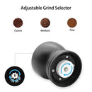 Coffee Bean Grinder - Manual Hand Stainless Ceramic Burr Core Glass Jar Nut Mill - NuSea