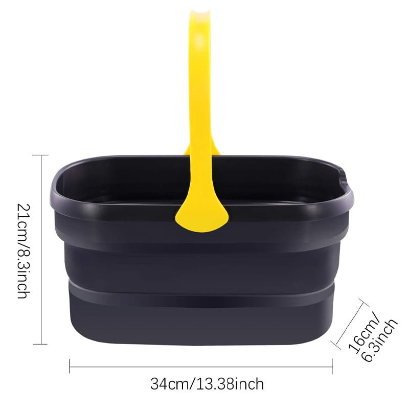 Collapsible Plastic Mop Washing Bucket Fit Sponge Mop Flat Mop Cotton Mop - NuSea
