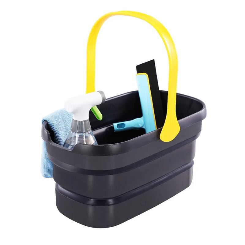 Collapsible Plastic Mop Washing Bucket Fit Sponge Mop Flat Mop Cotton Mop - NuSea