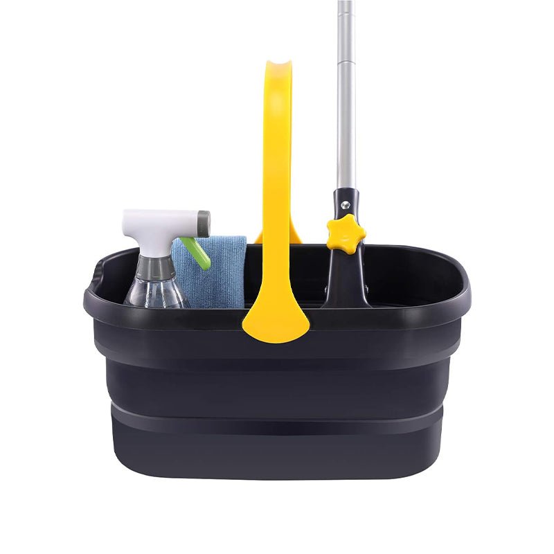 Collapsible Plastic Mop Washing Bucket Fit Sponge Mop Flat Mop Cotton Mop - NuSea