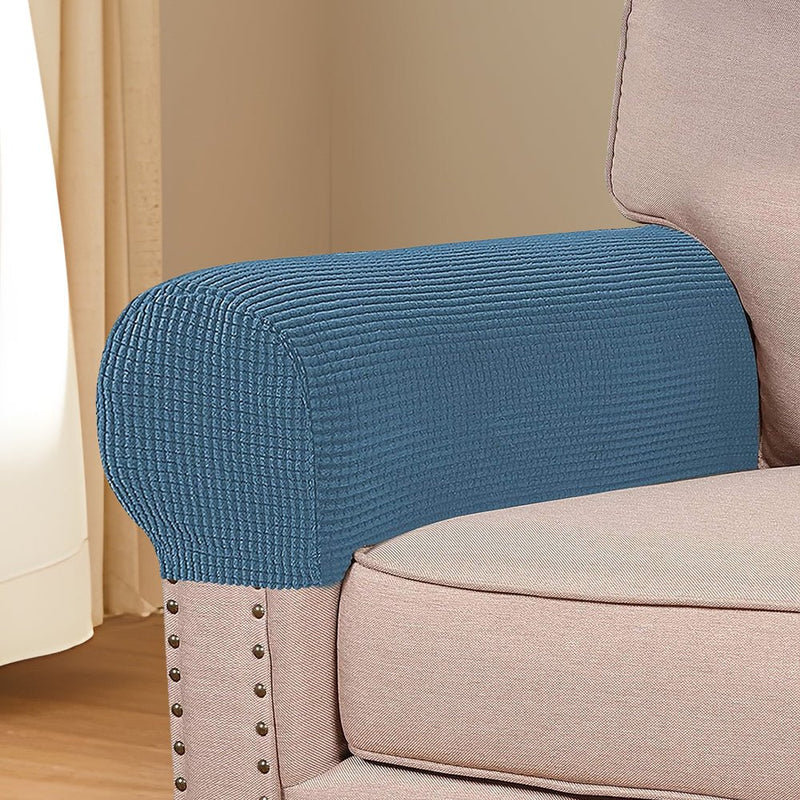 COMFEYA 2 Pack Durable and Stylish Stretch Armrest Covers for Sofas and Chairs - NuSea