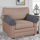 COMFEYA 2 Pack Durable and Stylish Stretch Armrest Covers for Sofas and Chairs - NuSea