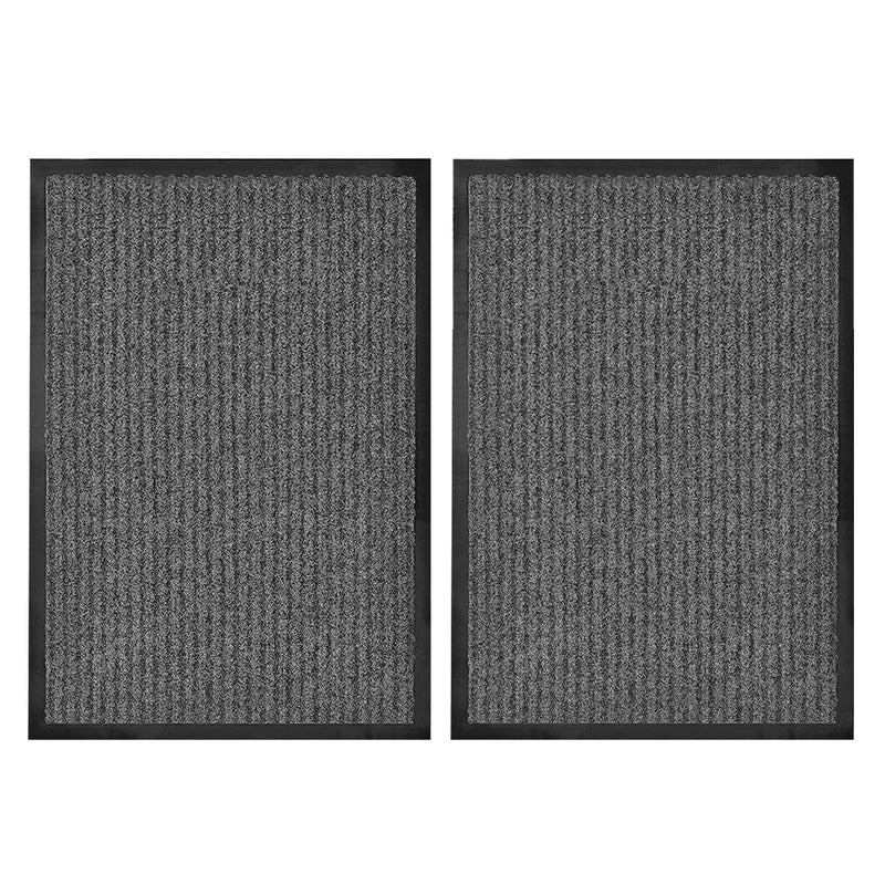 COMFEYA 2 Pack Front Door Mat Indoor Outdoor Entryway Welcome Mats - NuSea