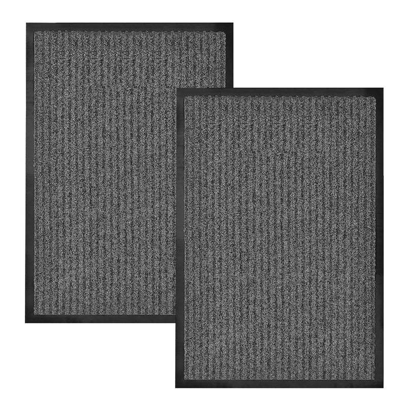 COMFEYA 2 Pack Front Door Mat Indoor Outdoor Entryway Welcome Mats - NuSea
