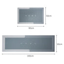 COMFEYA 2 Pack Quick Dry Absorbent Diatomite Bath Mat Set - NuSea