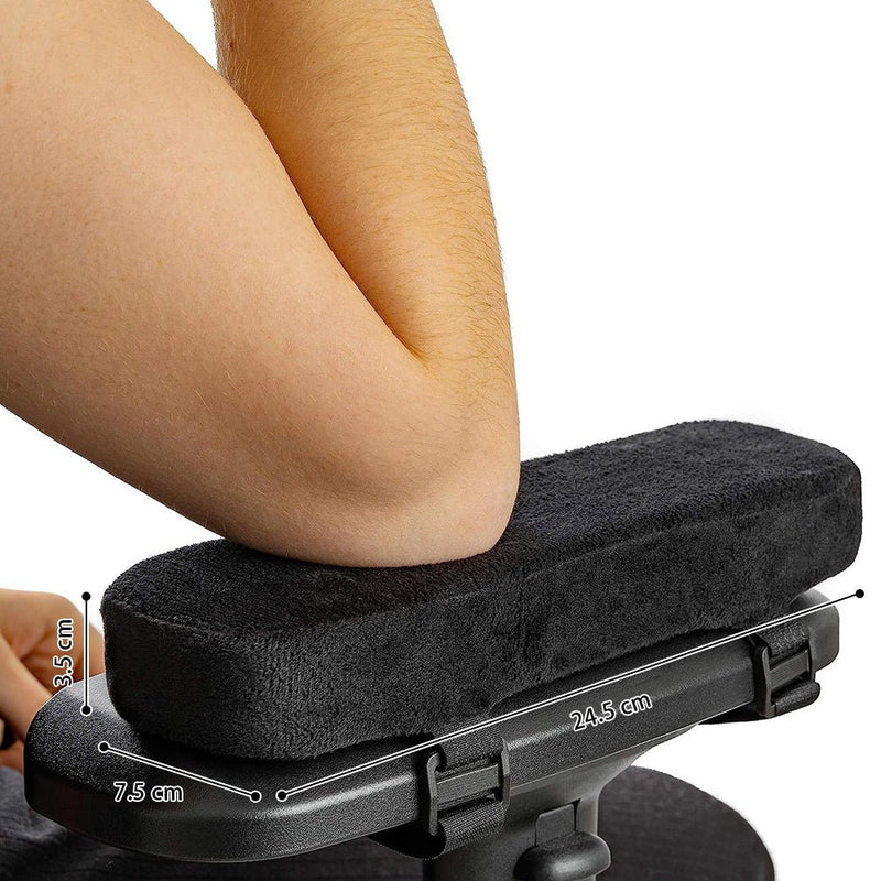 COMFEYA 2 Pack Soft and Comfortable Thick Chair Armrest Pads with Memory Foam - NuSea