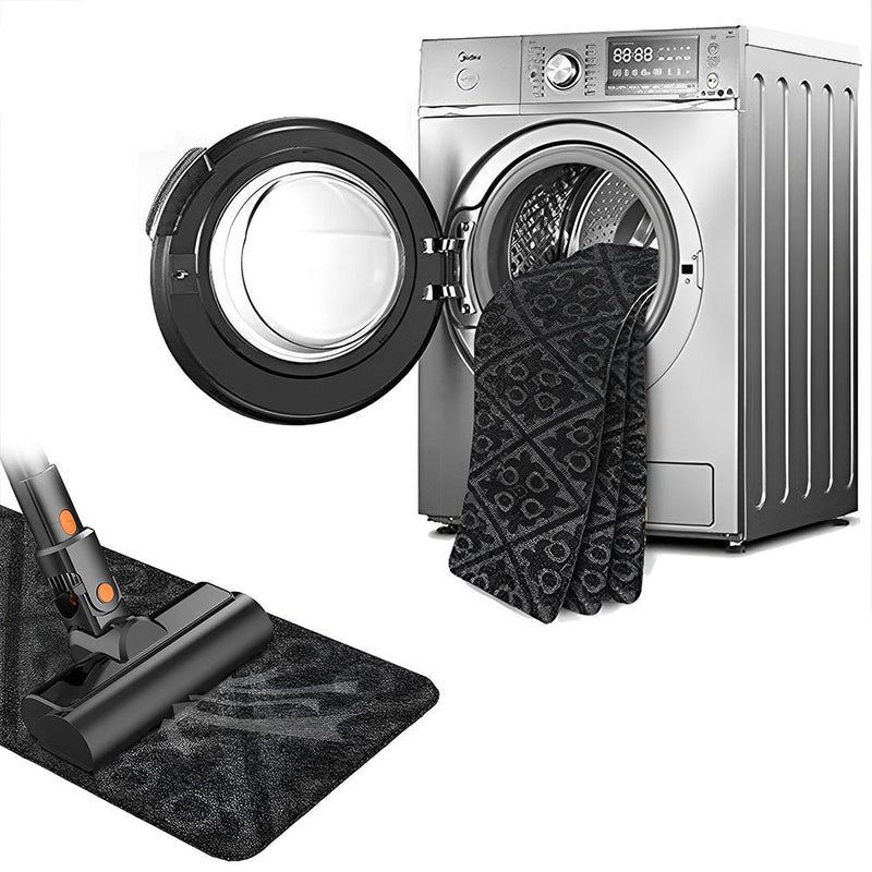 COMFEYA 8 Pack Carpet Stair Treads Non - Slip Stair Carpet Rugs | Protect Wooden Stairs | Easy Installation - NuSea