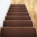 COMFEYA 8 Pack Carpet Stair Treads Non - Slip Stair Carpet Rugs | Protect Wooden Stairs | Easy Installation - NuSea
