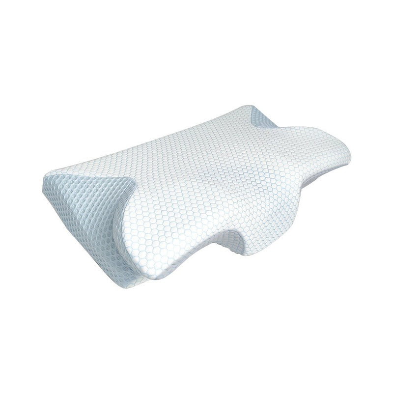 COMFEYA Cervical Neck Pillow for Pain Relief Sleeping - Orthopedic Contour Memory Foam Pillow with Cooling Pillow Covers - NuSea