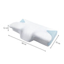 COMFEYA Cervical Neck Pillow for Pain Relief Sleeping - Orthopedic Contour Memory Foam Pillow with Cooling Pillow Covers - NuSea