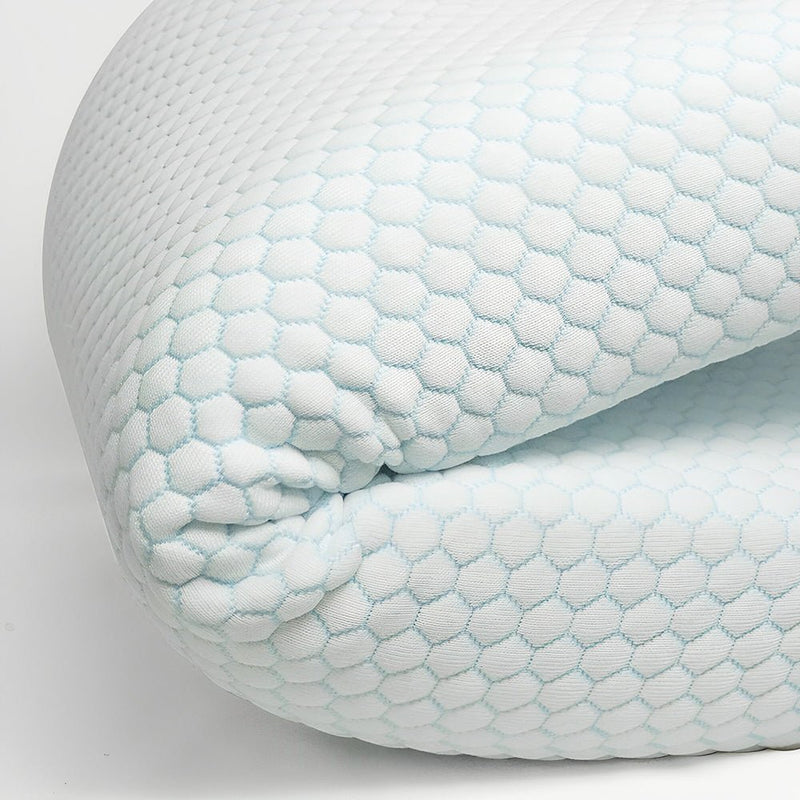 COMFEYA Cervical Neck Pillow for Pain Relief Sleeping - Orthopedic Contour Memory Foam Pillow with Cooling Pillow Covers - NuSea