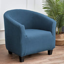 COMFEYA Elastic All - Inclusive Single Sofa Cover - Solid Color Semicircle Sofa Chair Cover - NuSea