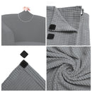 COMFEYA Elastic All - Inclusive Single Sofa Cover - Solid Color Semicircle Sofa Chair Cover - NuSea