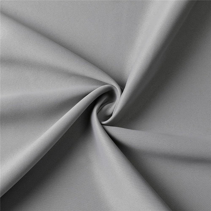 COMFEYA Grommet Top Doorway Curtain - Room Darkening Thermal Insulated Curtain - 198x132cm - Gray - NuSea