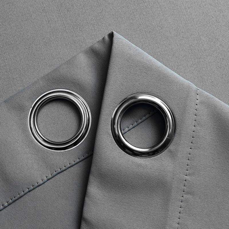 COMFEYA Grommet Top Doorway Curtain - Room Darkening Thermal Insulated Curtain - 198x132cm - Gray - NuSea