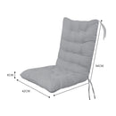 COMFEYA Outdoor Chaise Lounge Cushion - Grey - NuSea