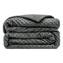 COMFEYA Soft and Comfortable Weighted Blanket Duvet Cover - Gray - NuSea